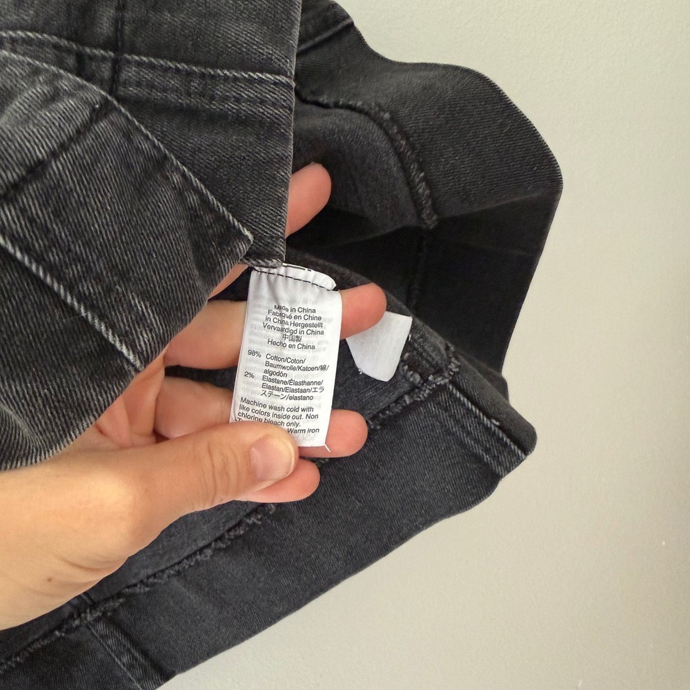 Madewell‎ Button Front Denim A Line Skirt Gray Size 20 - Picture 4 of 6